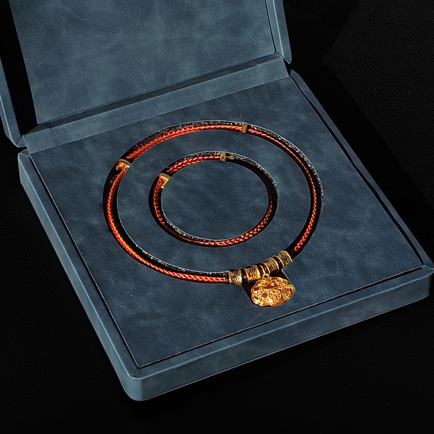 Mystical Harmony Pet Collar - Telepathic Pet Collar & Human Bonding Cuff Set